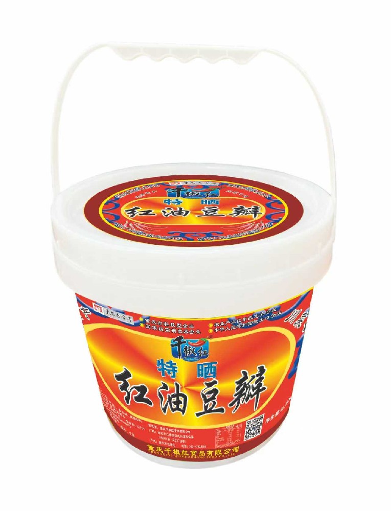 5.5kg特晒红油豆瓣3#